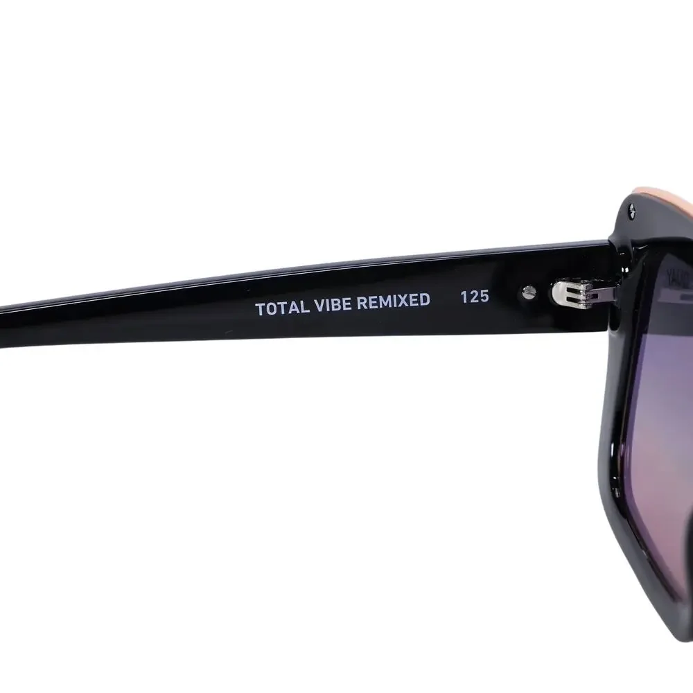 Quay Australia TOTAL VIBE REMIXED Square Women Sunglasses - Black/Multi - NWT - Picture 6 of 12